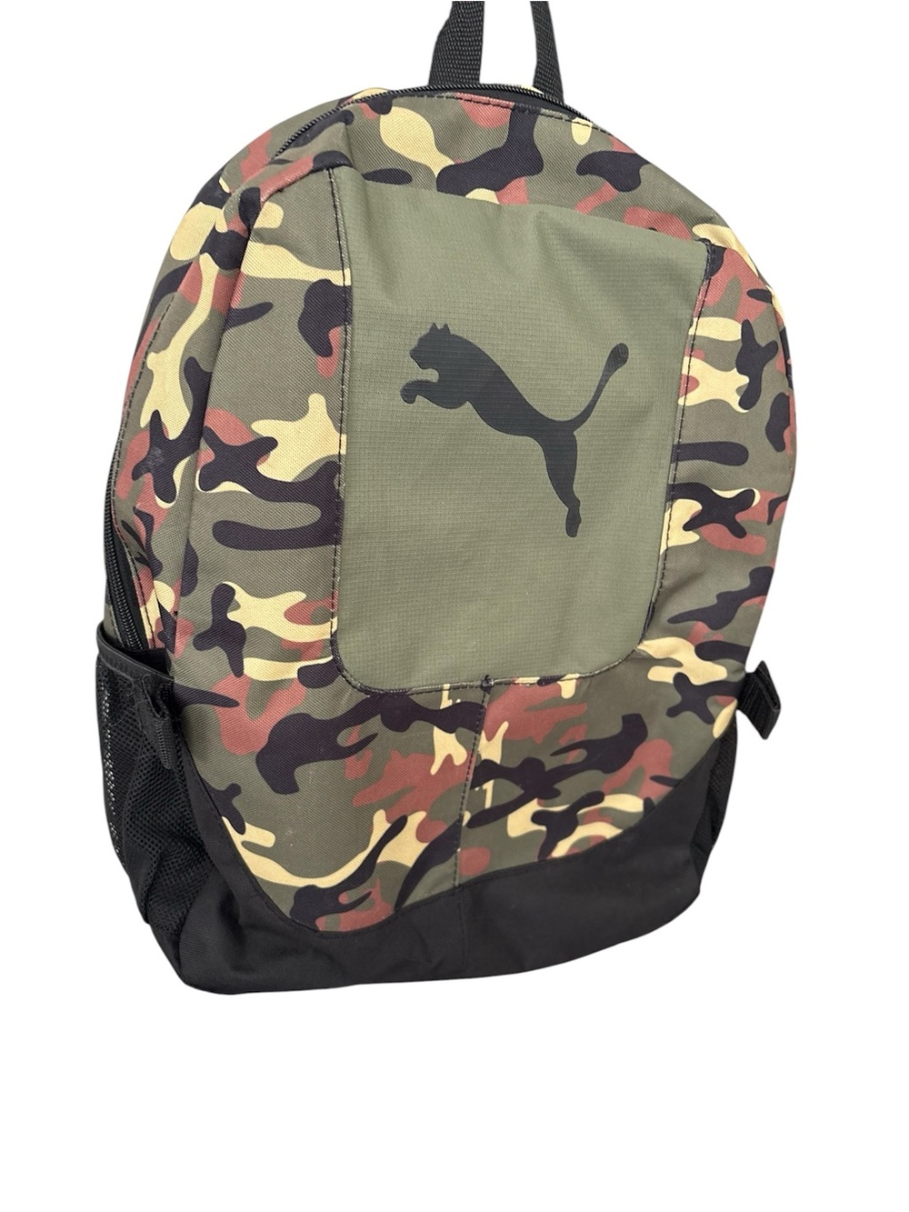 Puma Camouflage Backpack and Lunch Bag Set - Olive Green Camo - Picture 5 of 7